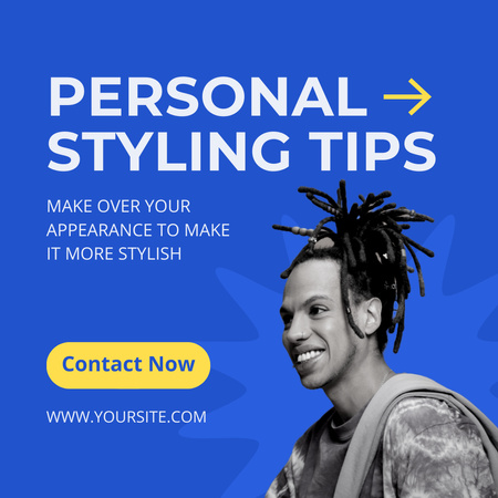 Platilla de diseño Personal Styling Tips and Guidance Instagram