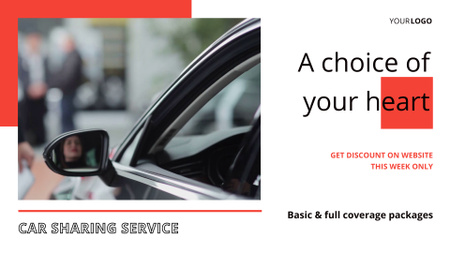 Car Sharing Service With Discount Full HD video – шаблон для дизайну