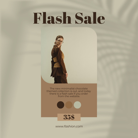 Fashion Flash Sale Instagram Design Template