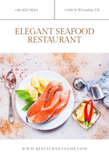 Delicious Salmon Steaks on Elegant Plate