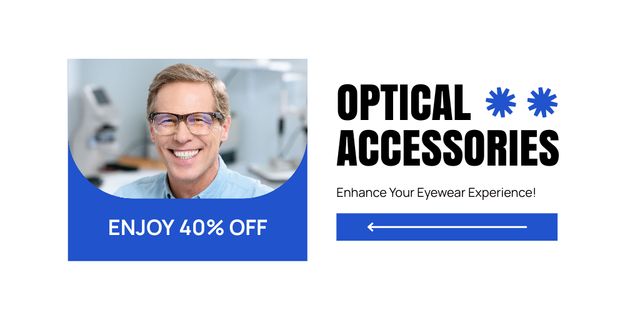 Ontwerpsjabloon van Twitter van Unbeatable Deals on Designer Glasses Accessories