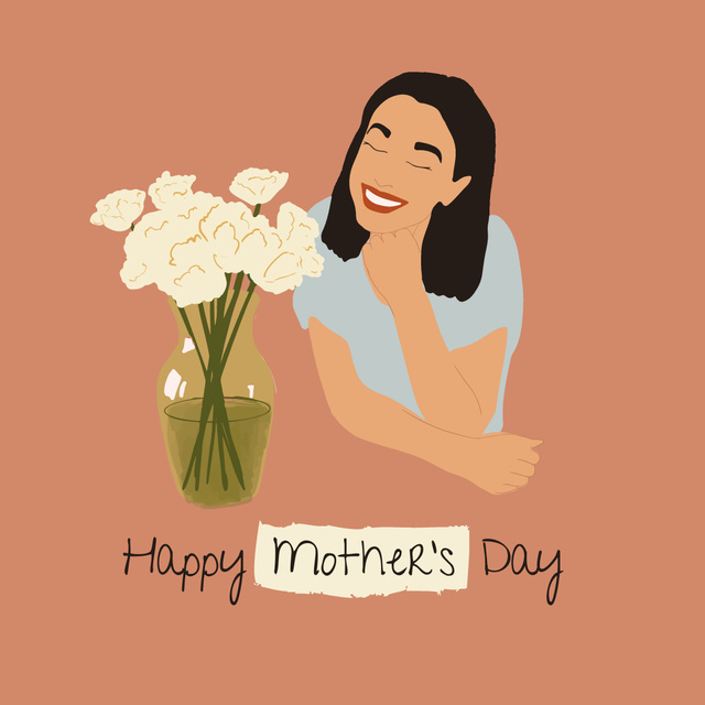 Ontwerpsjabloon van Instagram van Happy Day of Mother