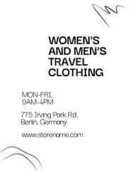 Travel Clothing Sale Offer