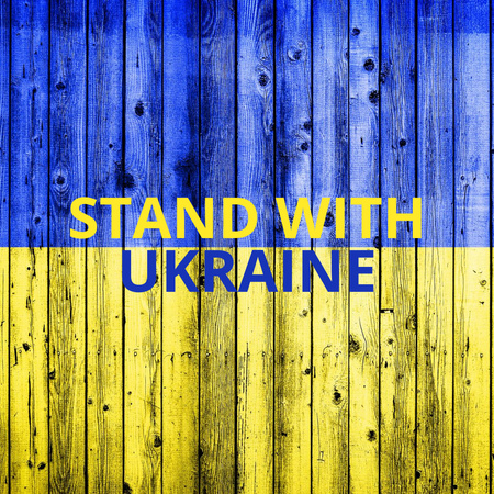 Stand with Ukraine and Support Peace Instagram Design Template