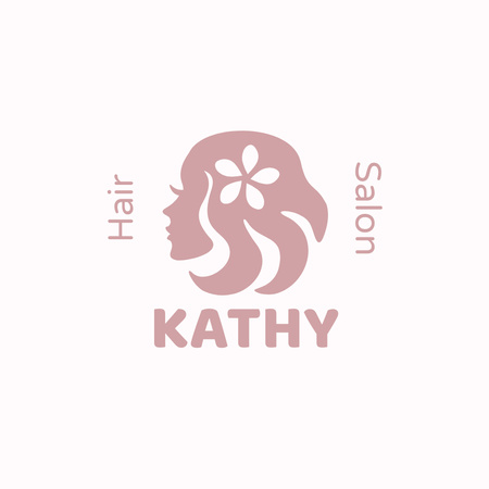 Hair Salon Services Offer Logo Design Template