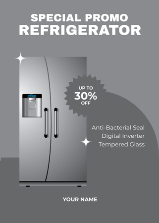Modern Refrigerator Special Promo Flayer Design Template