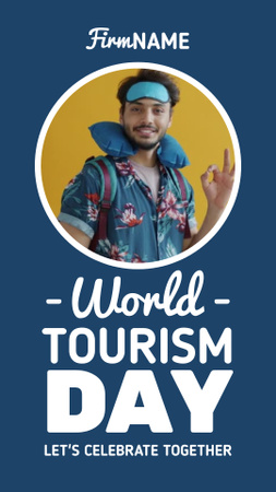 Ontwerpsjabloon van Instagram Video Story van Tourism Day Celebration Announcement
