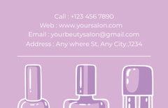 Nail Art Specialist Offer with Nail Polish Bottles