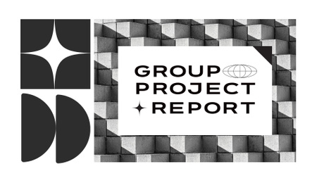 Designvorlage Group Project Announcement für Presentation Wide