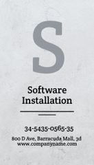 Software Installation Services