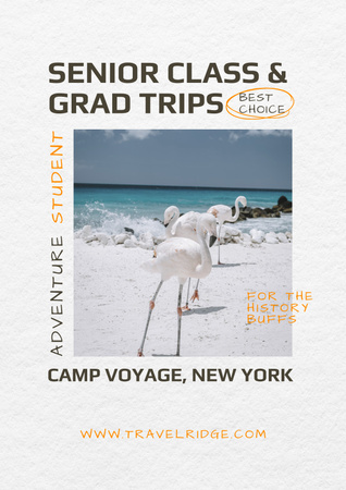 Students Trips Offer Poster Design Template