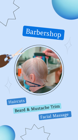 Szablon projektu Oferta usług fryzjerskich przyjaznych dla osób starszych TikTok Video