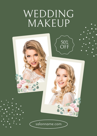 Wedding Makeup Services Promotion Flayer Design Template