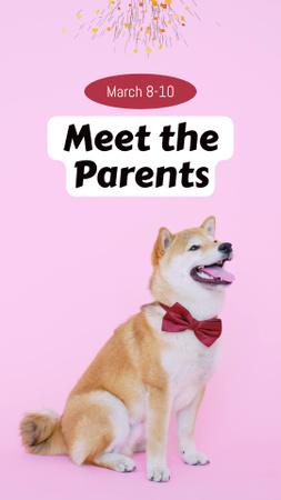 Adorable Dogs Meeting Event With Owners TikTok Video Design Template