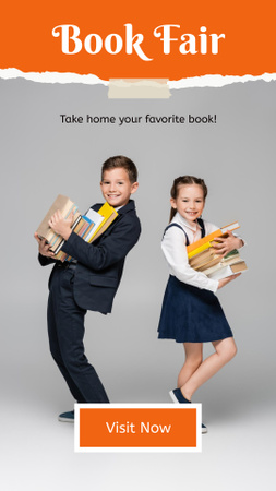 Platilla de diseño Children Books Sale Announcement Instagram Story