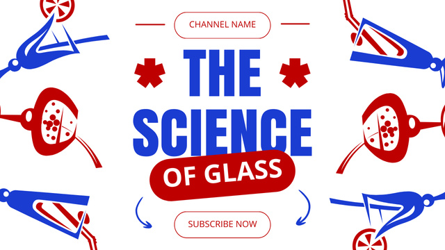Ontwerpsjabloon van Youtube Thumbnail van Vlog Episode About Glassware Industry