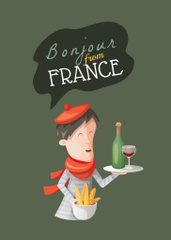 France Inspiration With Cute Boy In Beret