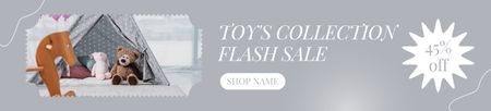 Designvorlage Offer of Toys Collection Sale für Ebay Store Billboard