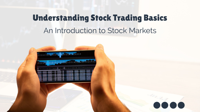 Information for Understanding Mechanism of Operation of Stock Markets Presentation Wide Design Template