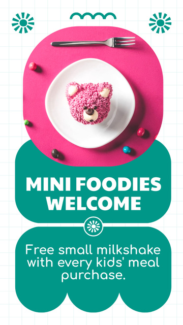 Platilla de diseño Offer of Food for Kids at Fast Casual Restaurant Instagram Story
