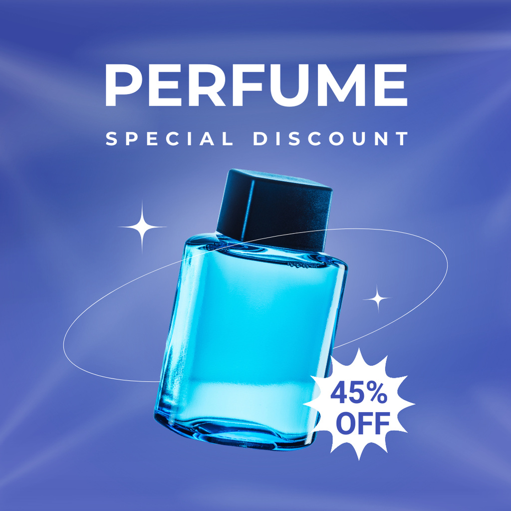 Special Discount on Fragrance Instagram AD Design Template
