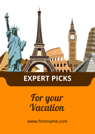Your Vacation Expert Postcard 5x7in Vertical Design Template