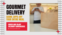 Gourmet Delivery With Discount On Entire Meal