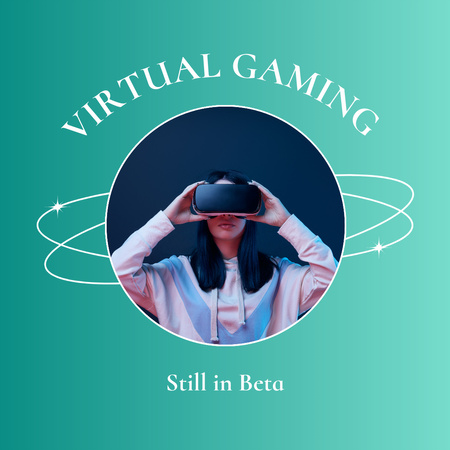 Ad of Virtual Gaming Instagram Design Template
