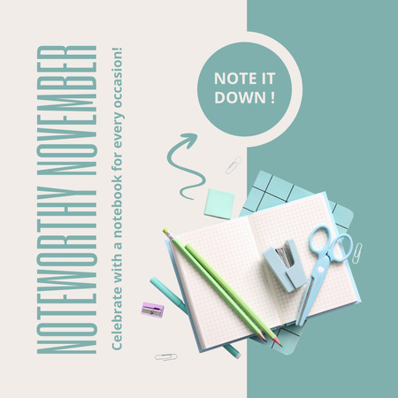 Offer of Notepads for Any Occasion Instagram Design Template