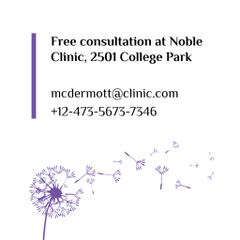 Clinic Services Promotion With Free Consultation