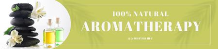 Ontwerpsjabloon van Ebay Store Billboard van Aanbod van natuurlijke aromatherapieproducten
