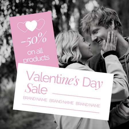 Valentine's Day Offers Instagram AD Design Template