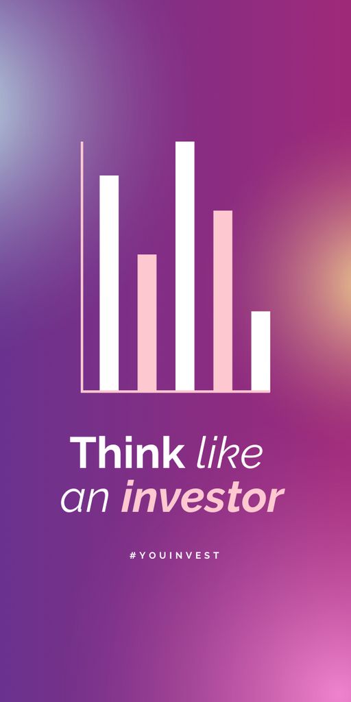 Modèle de visuel Investor mindset concept - Graphic