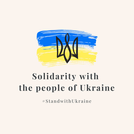 Supporting Ukraine,instagram post design Instagram tervezősablon