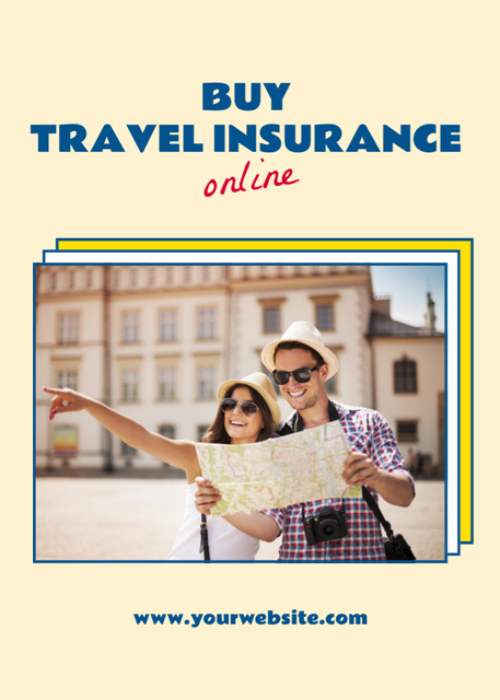 Flexible Travelers Insurance Package Offer Flayer Modelo de Design