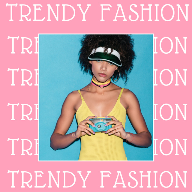 Trendy Fashion Sale Instagram Design Template