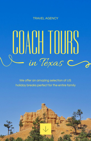 Coach Tours Offer Flyer 5.5x8.5in Design Template