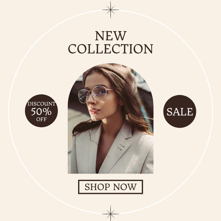 Female Fashion Clothes Collection Instagram – шаблон для дизайну