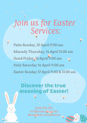 Easter Holiday Celebration Announcement