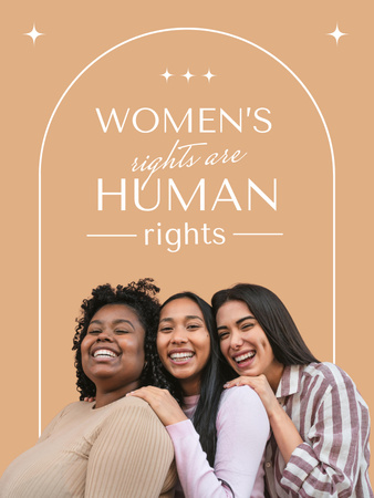 Modèle de visuel Awareness about Women's Rights - Poster US