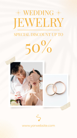 Special Discount Offer on Bridal Jewelry Instagram Story Design Template