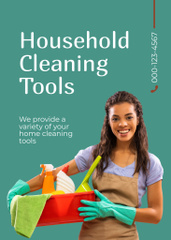 Household Cleaning Tools Sale Green