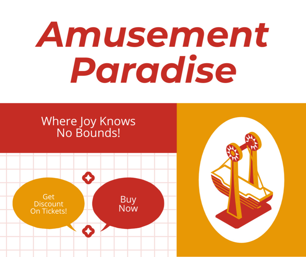 Best Amusement Park Offer Discount On Admission Facebook – шаблон для дизайну