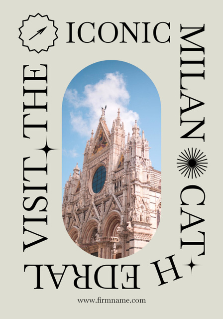Tour to Italy Poster 28x40in Design Template