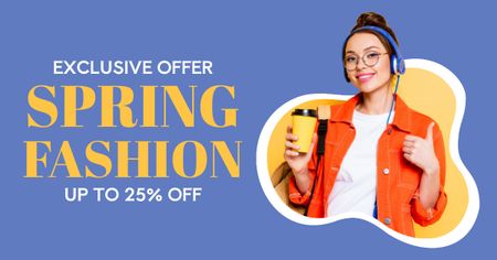 Women's Exclusive Spring Sale Facebook AD – шаблон для дизайну