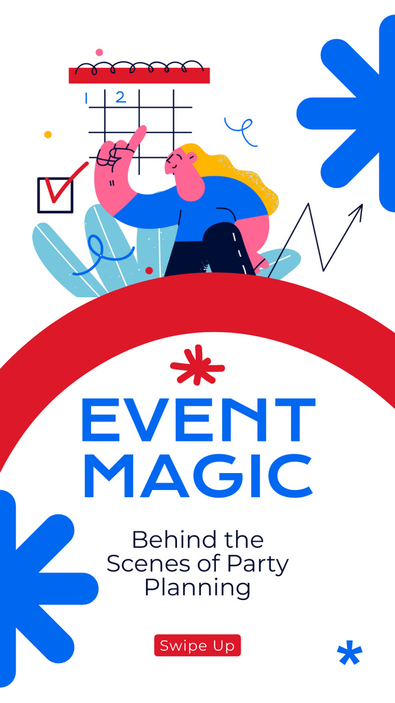 Designvorlage Tap into Magic of Event Planning für Instagram Story