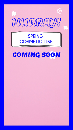 Platilla de diseño Spring Cosmetic Line With Discount TikTok Video