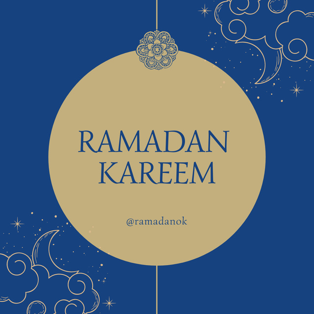 Template di design Ramadan Kareem Greeting Instagram