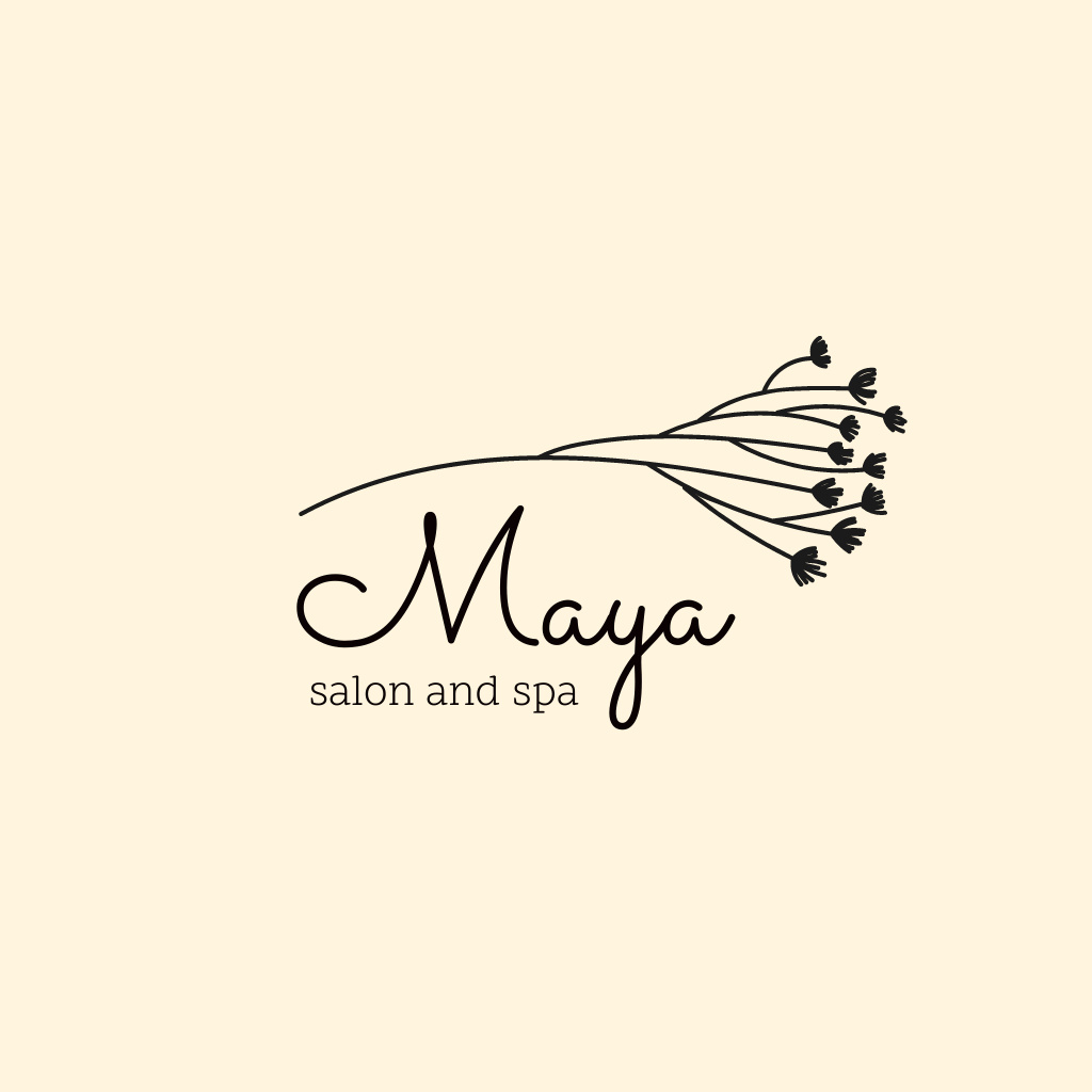 Salon and Spa Salon Special Offers Logoデザインテンプレート