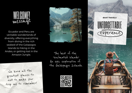 Boat Tours Offer Brochure – шаблон для дизайна